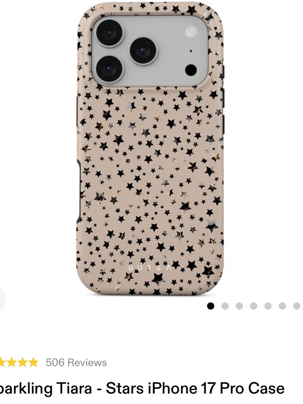 Burga “Sparkling Tiara” Phone Case & AirPods Case Set